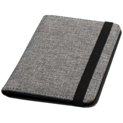 ROSS GRS RPET RFID PASSPORT HOLDER in Heather Grey