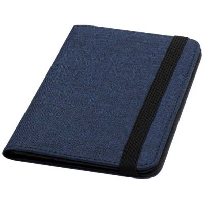 ROSS GRS RPET RFID PASSPORT HOLDER in Heather Navy