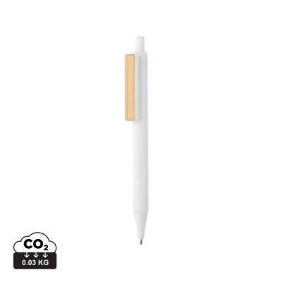 GRS RABS PEN with Bamboo Clip in White