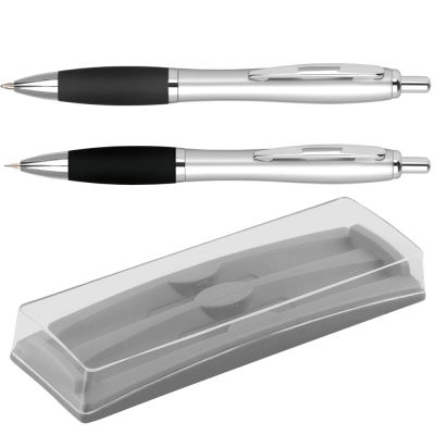 PEN SET - CONTOUR ARGENT PEN AND PENCIL with Pb02 Box 