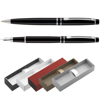 PEN SET - GROSVENOR PEN AND FOUNTAIN PEN with Pb35 Box