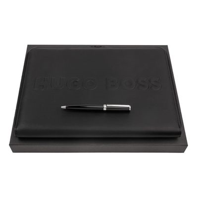 SET HUGO BOSS (BALLPOINT PEN & CONFERENCE FOLDER A4)