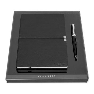 SET HUGO BOSS (BALLPOINT PEN & NOTE PAD A5)