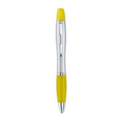 2 in 1 Ball Pen in Yellow