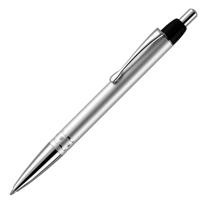 ALTO METAL BALL PEN - SILVER - BLACK