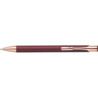 ALUMINIUM METAL BALL PEN in Burgundy