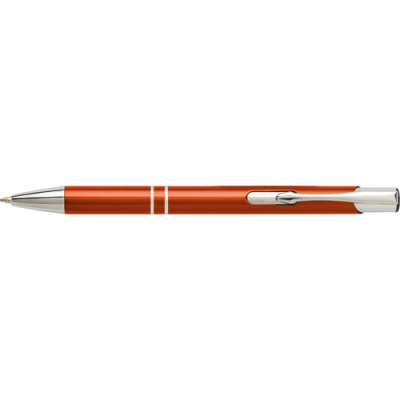 ALUMINIUM METAL BALL PEN in Orange