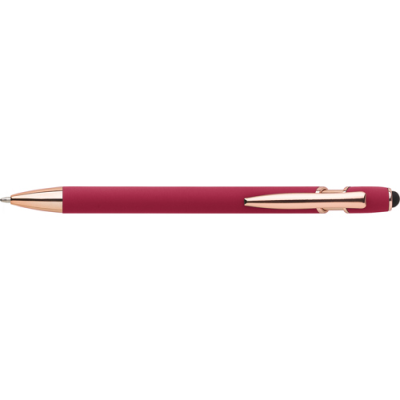 ALUMINIUM METAL BALL PEN in Red