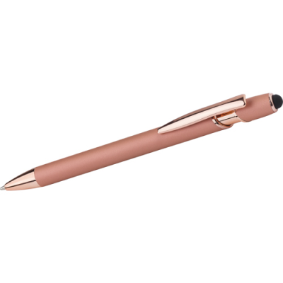 ALUMINIUM METAL BALL PEN in Rose Gold