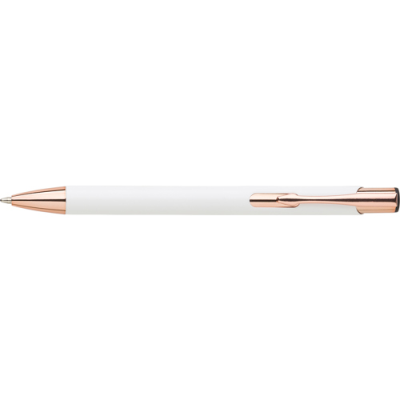 ALUMINIUM METAL BALL PEN in White