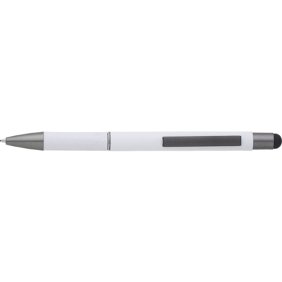 ALUMINIUM METAL BALL PEN in White