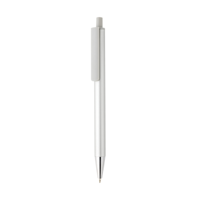 AMISK RCS CERTIFIED RECYCLED ALUMINUM PEN in Silver, Grey