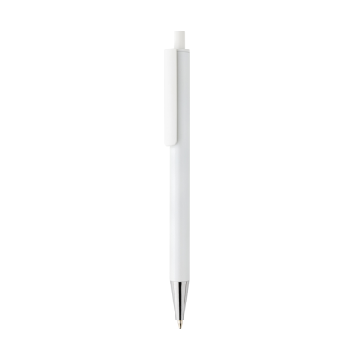 AMISK RCS CERTIFIED RECYCLED ALUMINUM PEN in White