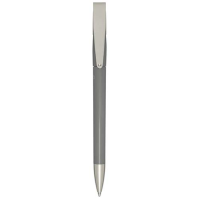 ANA RECYCLED PLASTIC BALL PEN (BLUE INK) in Grey