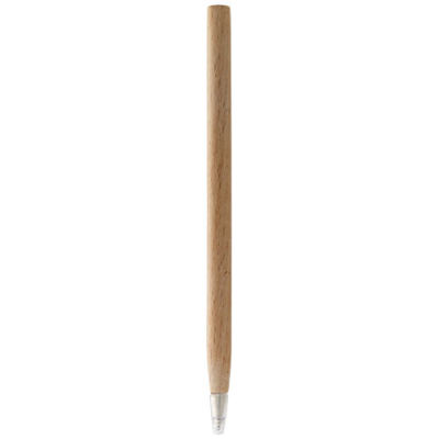 ARICA WOOD BALL PEN (BLACK INK) in Natural