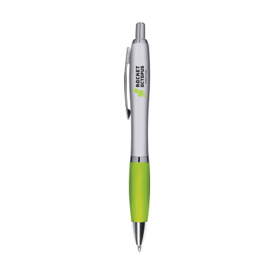 ATHOS SILVER PEN in Lime