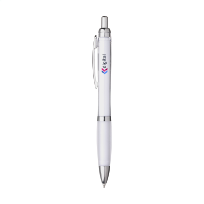 ATHOS SOLID GRS RECYCLED ABS PEN in White