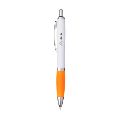 ATHOS TRANS GRS RECYCLED ABS PEN in Orange