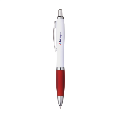 ATHOS TRANS GRS RECYCLED ABS PEN in Red