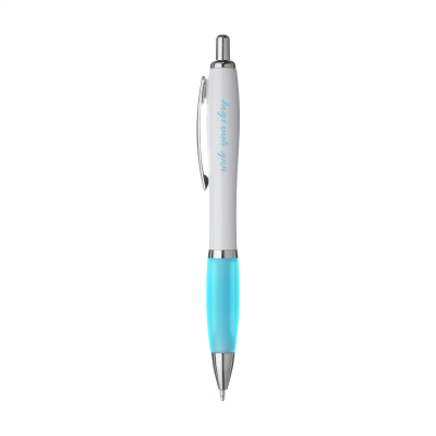 ATHOS WHITE PEN in Light Blue