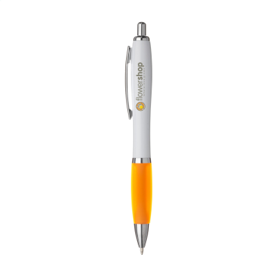 ATHOS WHITE PEN in Orange