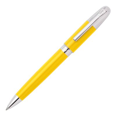 BALL PEN CLASSICALS SILVER CHROME YELLOW