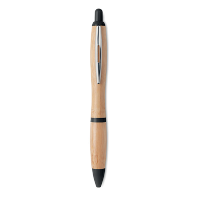 BALL PEN in ABS & Bamboo in Black