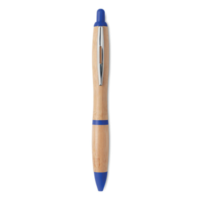 BALL PEN in ABS & Bamboo in Blue