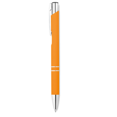 BALL PEN in Rubber Finish in Orange