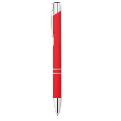 BALL PEN in Rubber Finish in Red