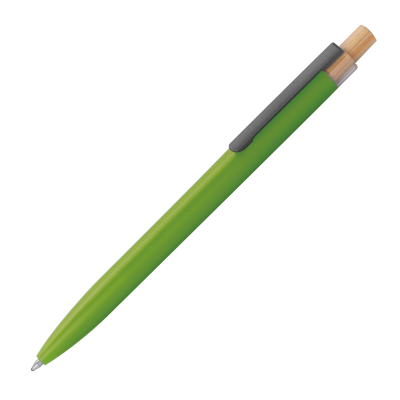 BALL PEN MADE FROM RECYCLED ALUMINIUM in Apple Green