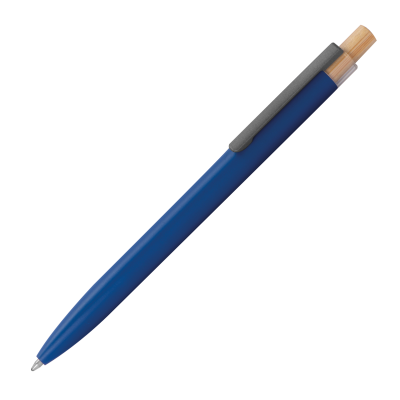 BALL PEN MADE FROM RECYCLED ALUMINIUM in Blue