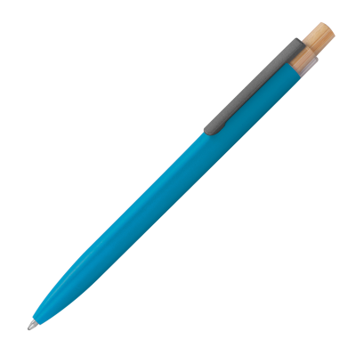 BALL PEN MADE FROM RECYCLED ALUMINIUM in Light Blue