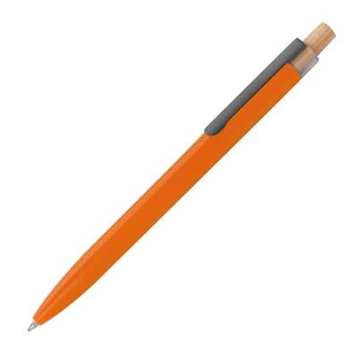 BALL PEN MADE FROM RECYCLED ALUMINIUM in Orange