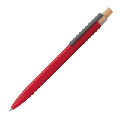 BALL PEN MADE FROM RECYCLED ALUMINIUM in Red