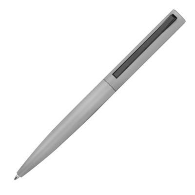 BALL PEN MADE FROM RECYCLED ALUMINIUM in Silvergrey