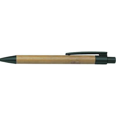 BALL PEN with Bamboo Barrel in Green