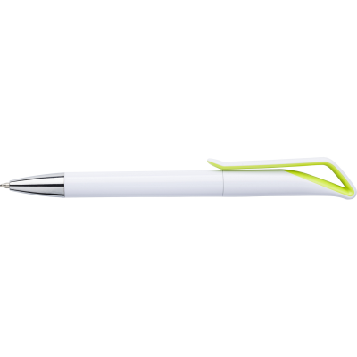 BALL PEN with Geometric Cap in Pale Green