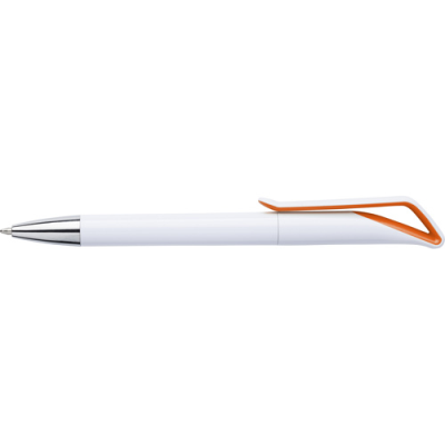 BALL PEN with Geometric Neck in Orange