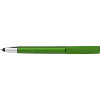 BALL PEN with Mobile Phone Holder in Green