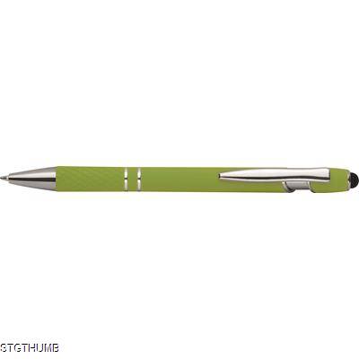 BALL PEN with Pattern in Apple Green