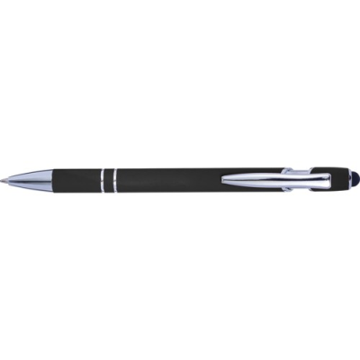 BALL PEN with Rubber Finish in Black