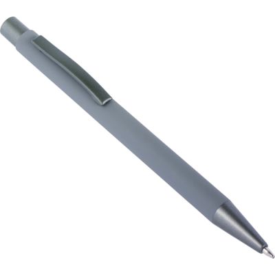 BALL PEN with Rubber Finish in Grey