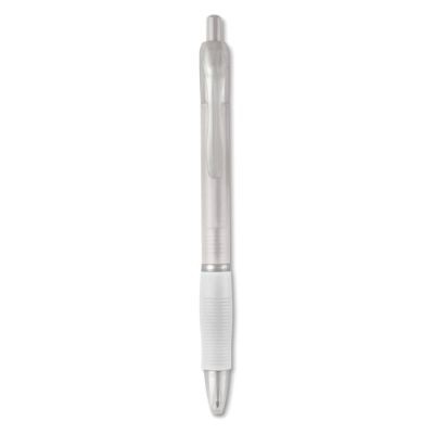 BALL PEN with Rubber Grip in White