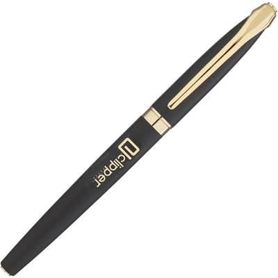 BALLAD GOLD METAL ROLLERBALL PEN in Black