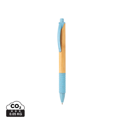 BAMBOO & WHEAT STRAW PEN in Blue