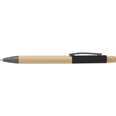 BAMBOO BALL PEN in Black