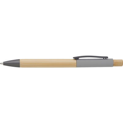 BAMBOO BALL PEN in Grey