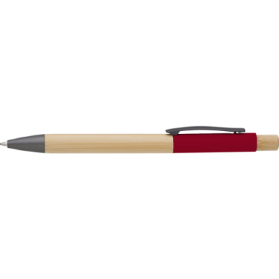 BAMBOO BALL PEN in Red