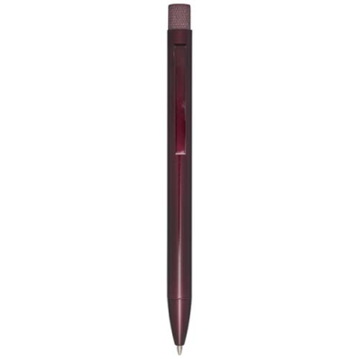 BEATRIZ RECYCLED BRASS BALL PEN (BLACK INK) in Burgundy